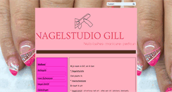 Desktop Screenshot of nagelstyliste-gill.be